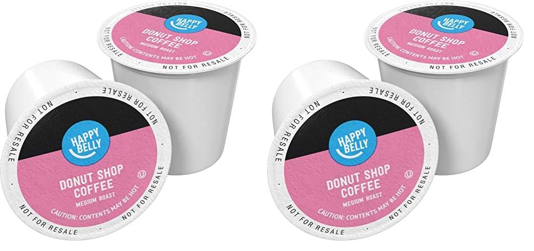 Amazon Brand - Happy Belly Medium Roast Coffee Pods, Colombian, Compatible with Keurig 2.0 K-Cup Brewers, 100 Count