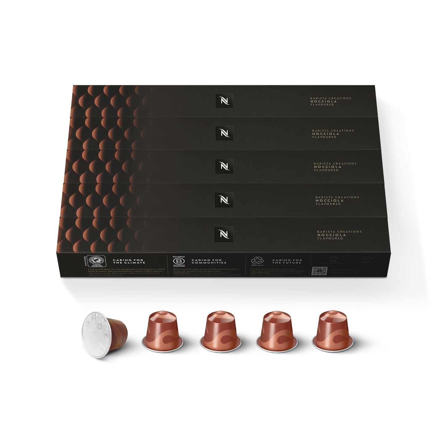 Nespresso Capsules Original Line, Barista Flavored Pack, Medium Roast Espresso Coffee, 30 Count Espresso Coffee Pods