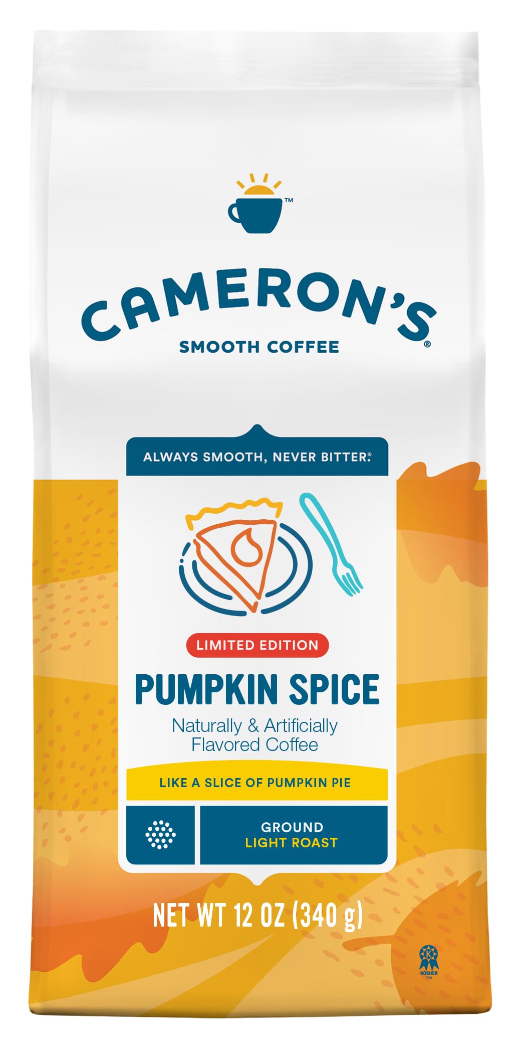 Cameron's Coffee Roasted Ground Coffee Bag, Breakfast Blend, 32 Ounce