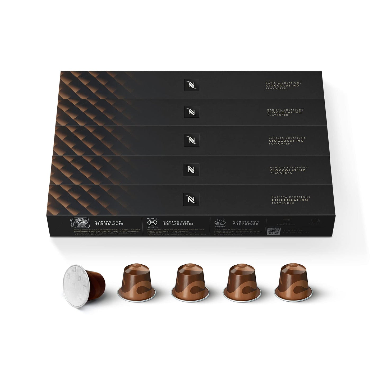 Nespresso Capsules Original Line, Barista Flavored Pack, Medium Roast Espresso Coffee, 30 Count Espresso Coffee Pods