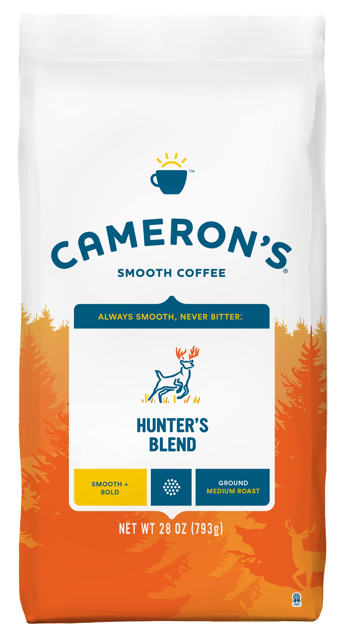 Cameron's Coffee Roasted Ground Coffee Bag, Breakfast Blend, 32 Ounce