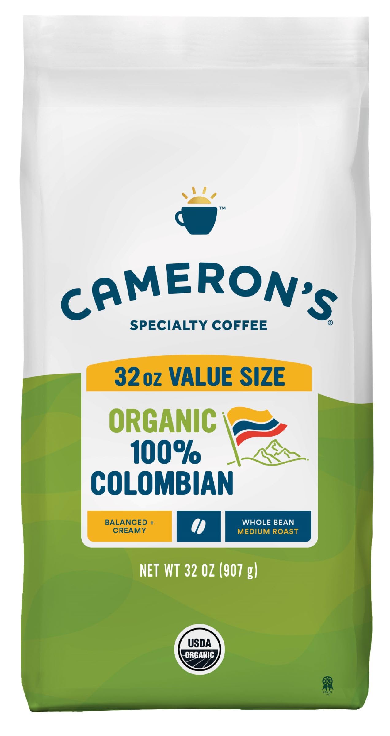 Cameron's Coffee Roasted Ground Coffee Bag, Breakfast Blend, 32 Ounce