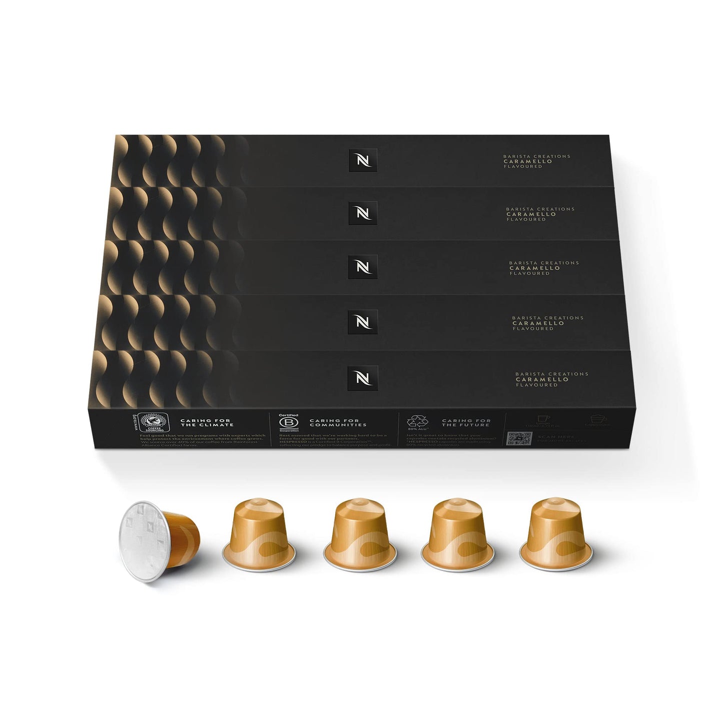 Nespresso Capsules Original Line, Barista Flavored Pack, Medium Roast Espresso Coffee, 30 Count Espresso Coffee Pods