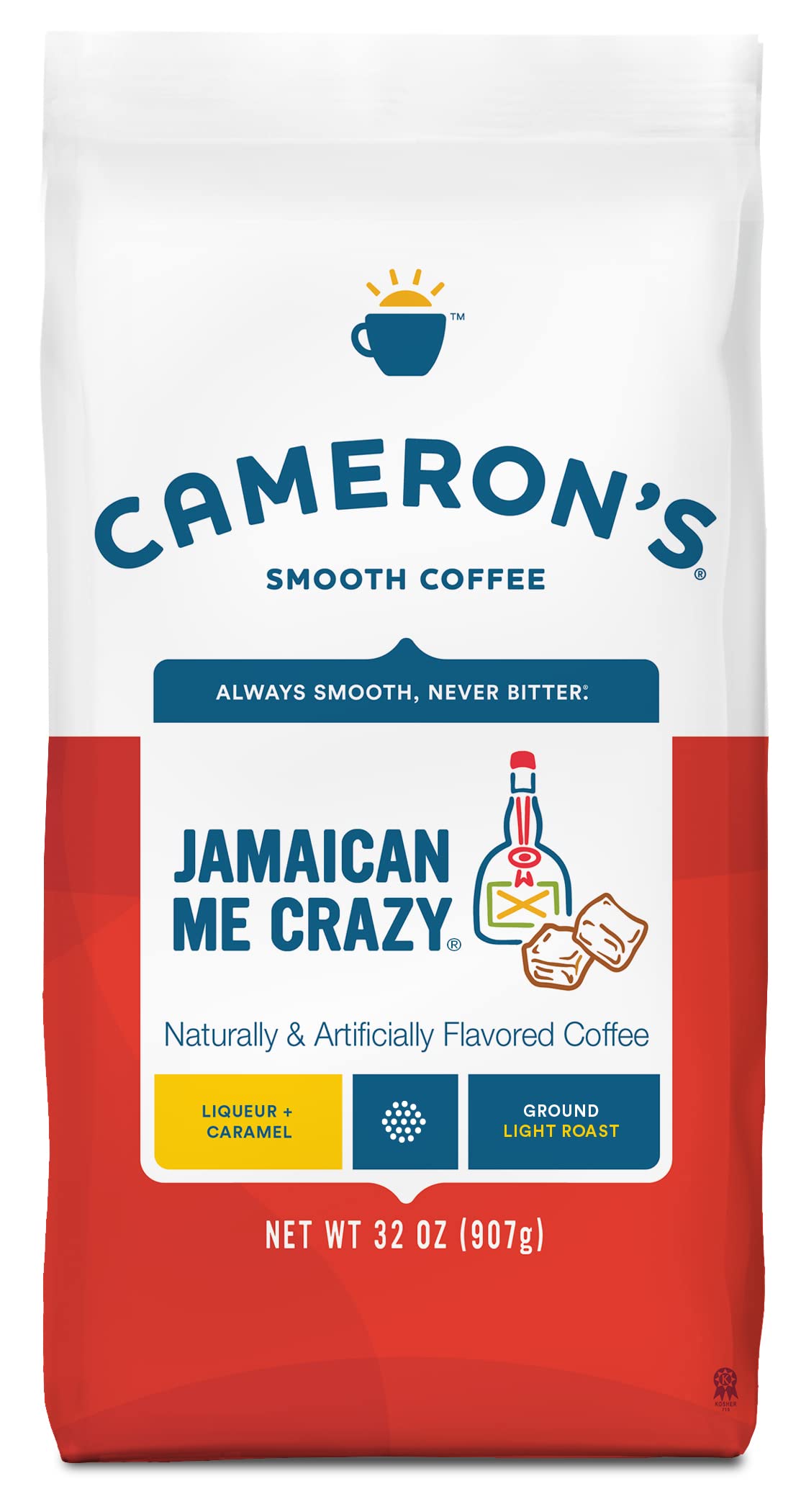 Cameron's Coffee Roasted Ground Coffee Bag, Breakfast Blend, 32 Ounce