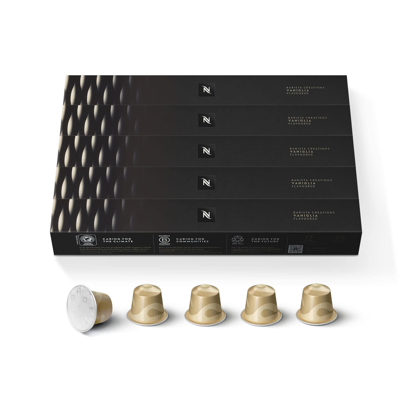 Nespresso Capsules Original Line, Barista Flavored Pack, Medium Roast Espresso Coffee, 30 Count Espresso Coffee Pods