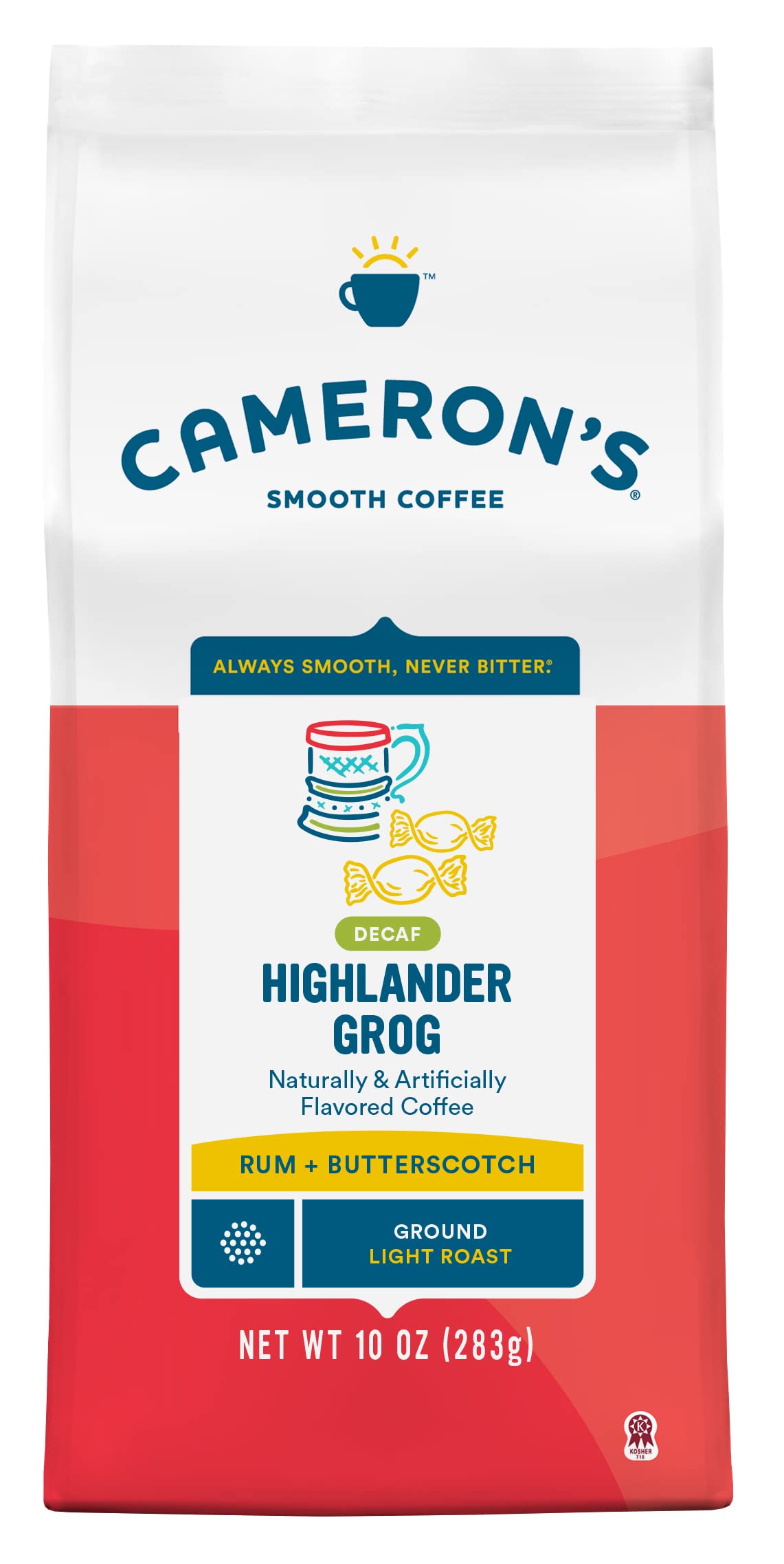 Cameron's Coffee Roasted Ground Coffee Bag, Breakfast Blend, 32 Ounce