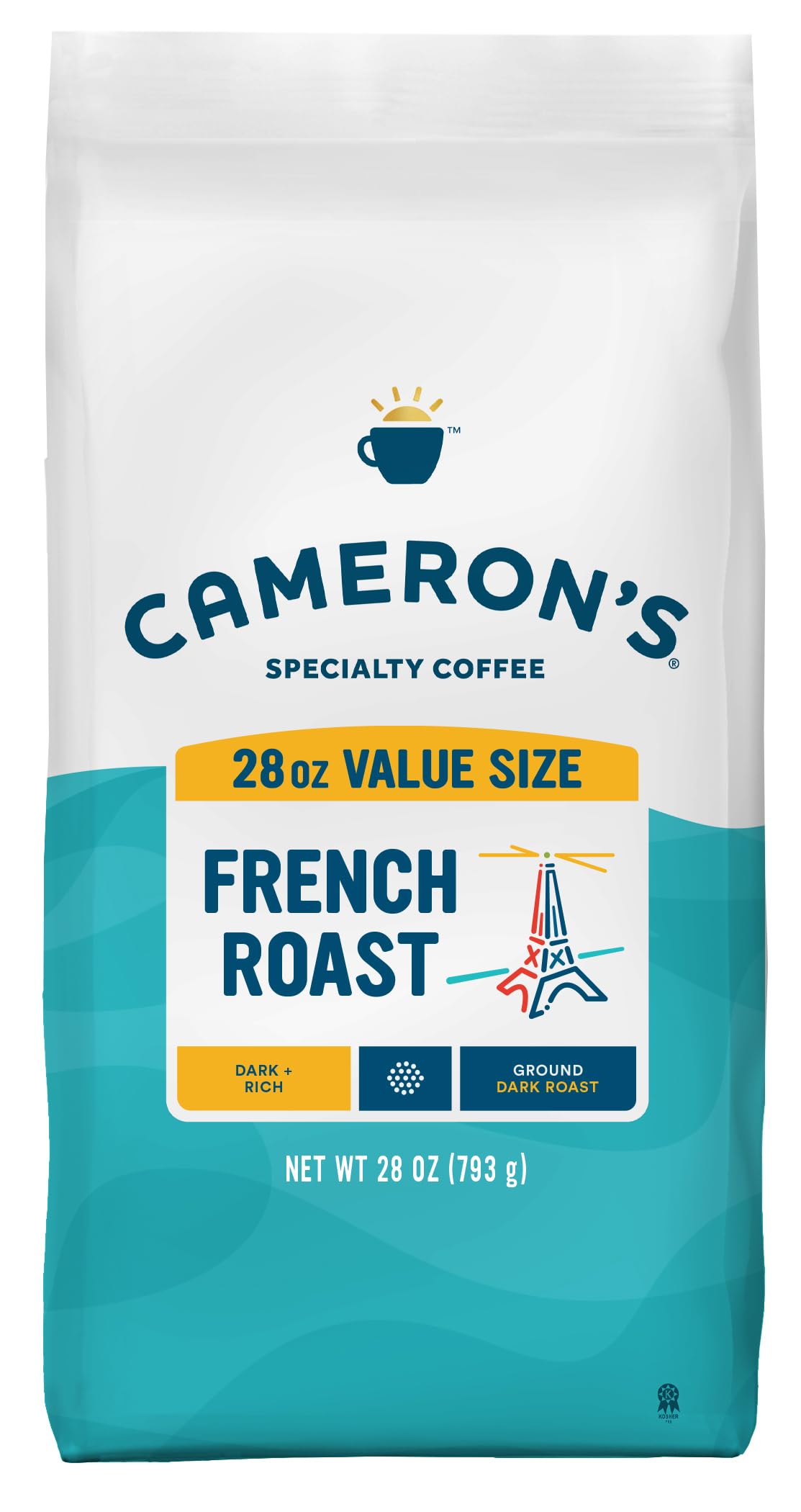 Cameron's Coffee Roasted Ground Coffee Bag, Breakfast Blend, 32 Ounce
