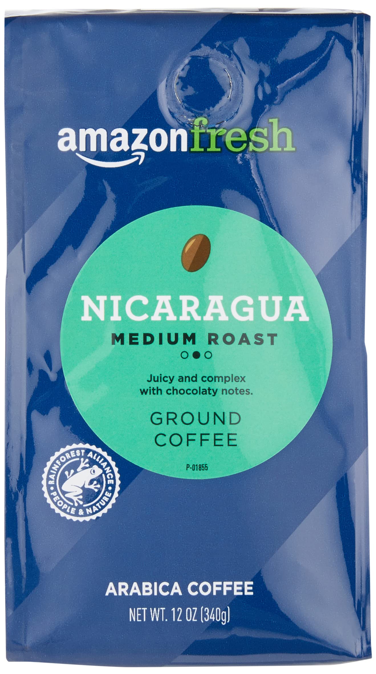 Amazon Fresh, Colombia Ground Coffee, Medium Roast, 32 Oz