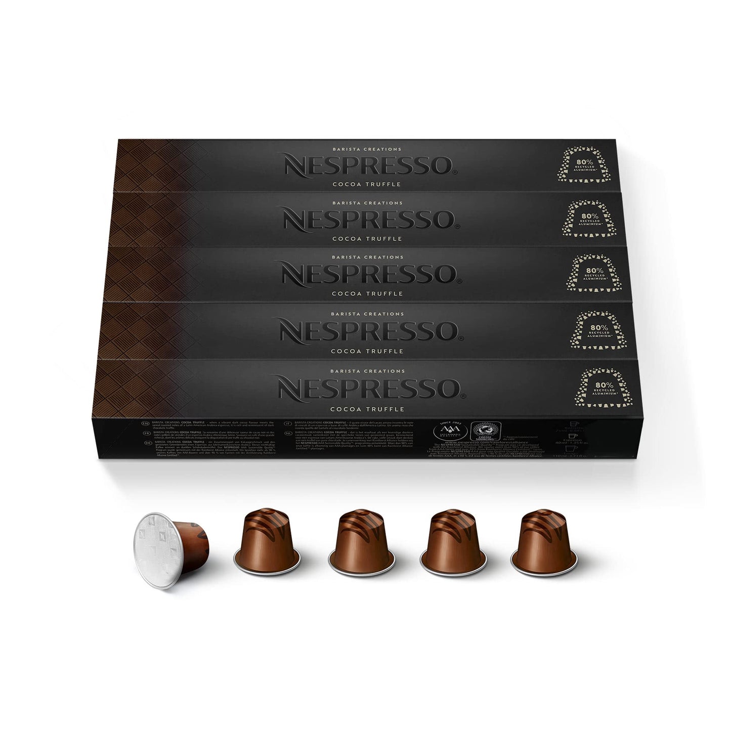 Nespresso Capsules Original Line, Barista Flavored Pack, Medium Roast Espresso Coffee, 30 Count Espresso Coffee Pods