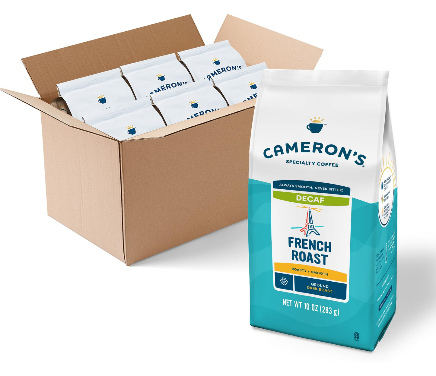 Cameron's Coffee Roasted Ground Coffee Bag, Breakfast Blend, 32 Ounce