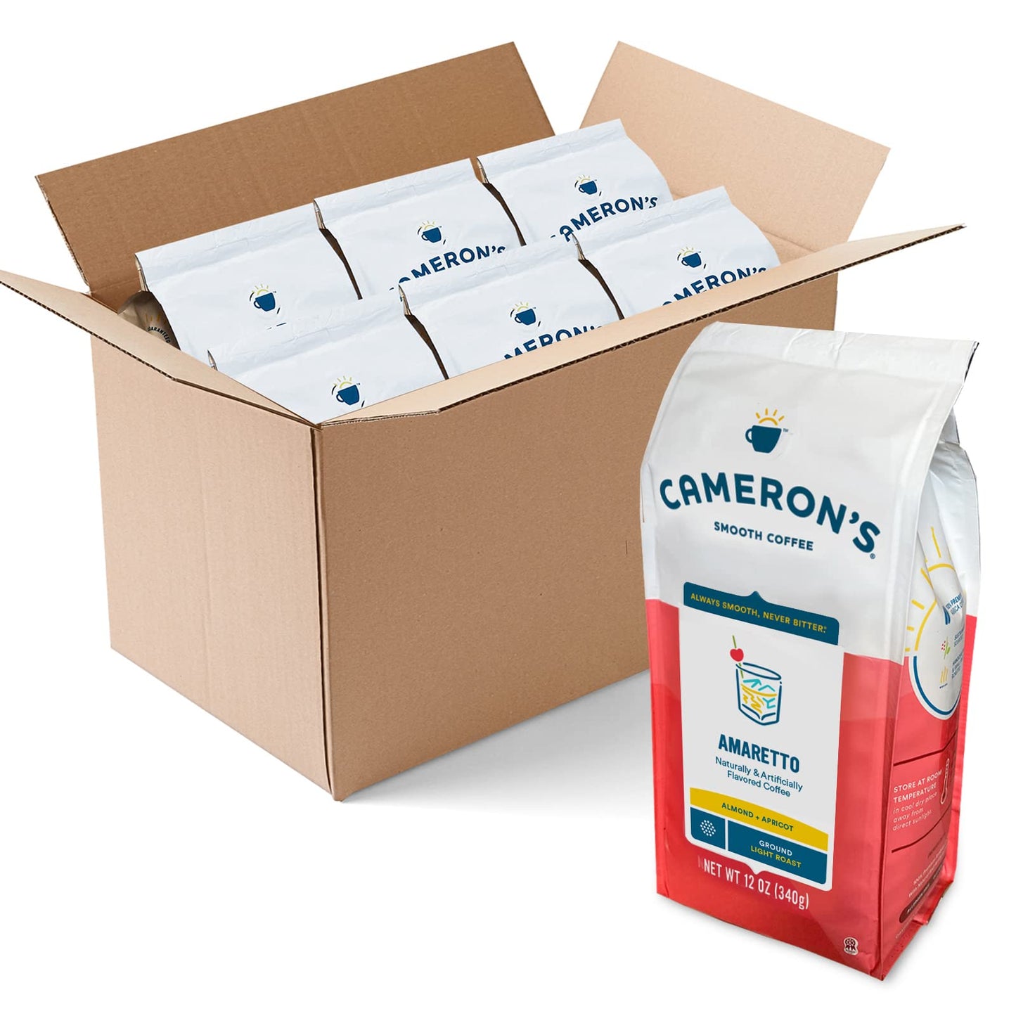 Cameron's Coffee Roasted Ground Coffee Bag, Breakfast Blend, 32 Ounce