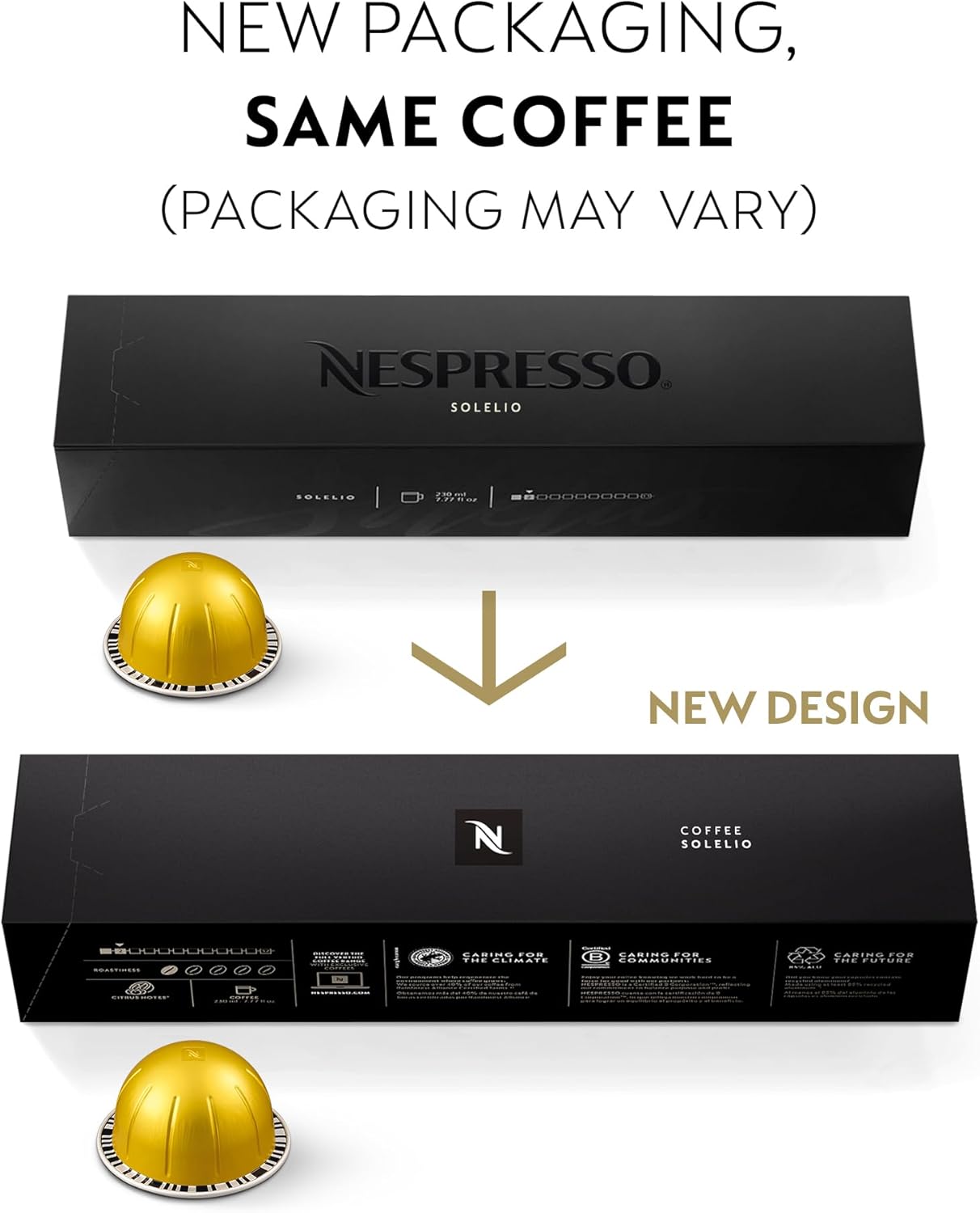 Nespresso Capsules Vertuo, Melozio, Medium Roast Coffee, 10 Count (Pack of 3) Coffee Pods, Brews 7.8oz.