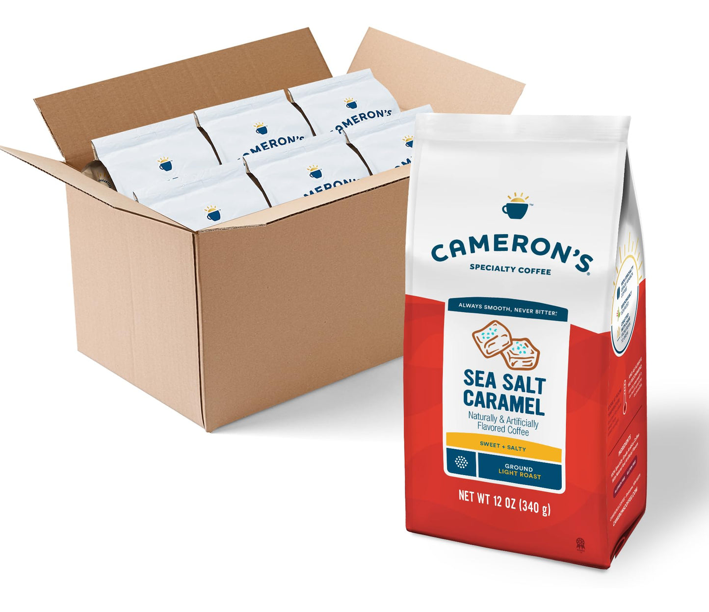 Cameron's Coffee Roasted Ground Coffee Bag, Breakfast Blend, 32 Ounce