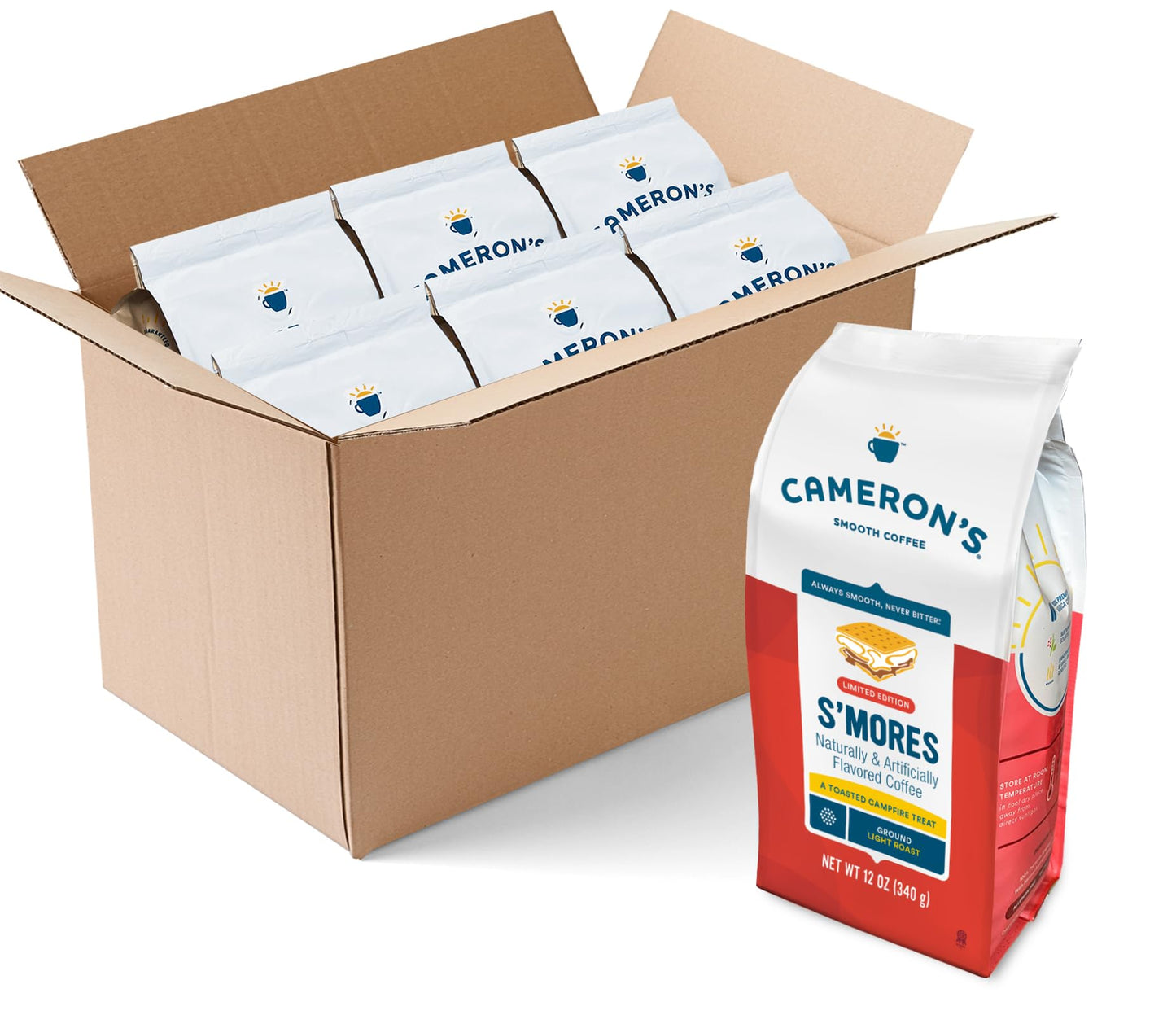Cameron's Coffee Roasted Ground Coffee Bag, Breakfast Blend, 32 Ounce