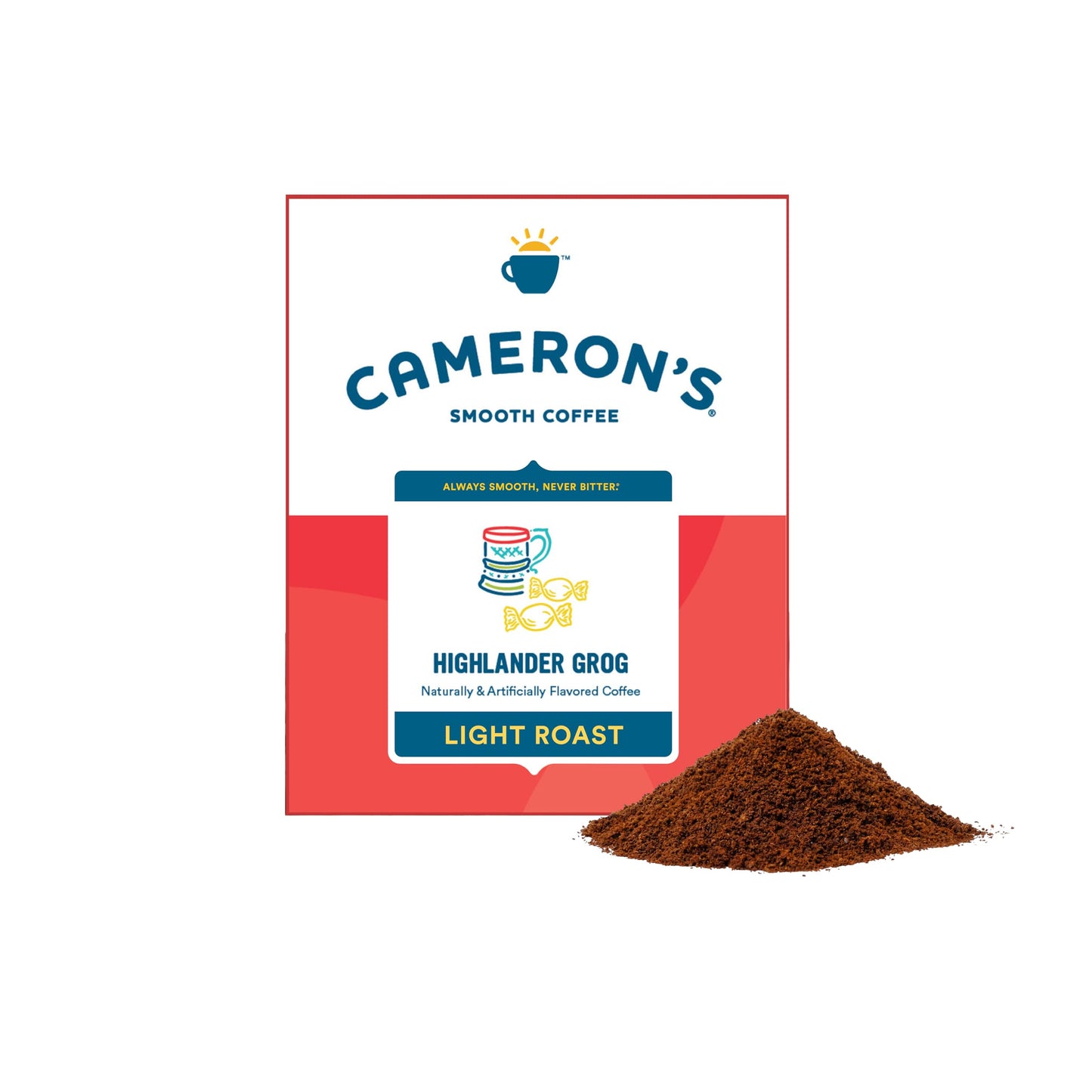 Cameron's Coffee Roasted Ground Coffee Bag, Breakfast Blend, 32 Ounce