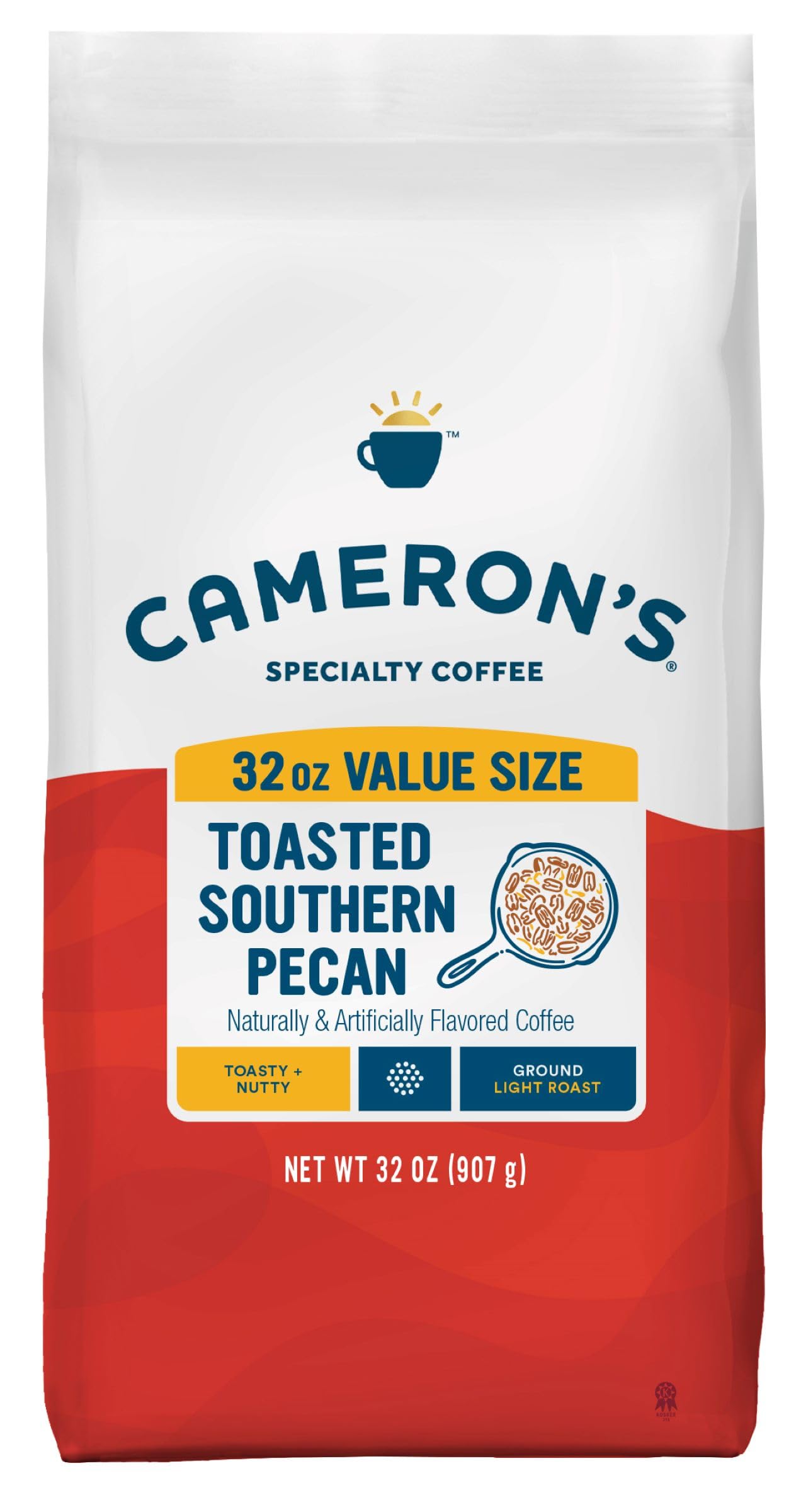Cameron's Coffee Roasted Ground Coffee Bag, Breakfast Blend, 32 Ounce