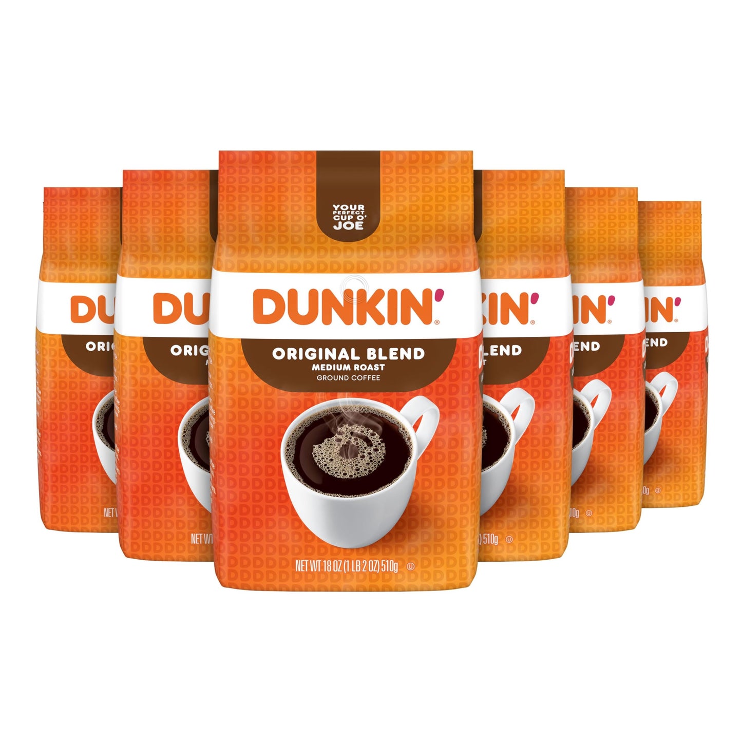 Dunkin' Original Blend Medium Roast Ground Coffee, 12 Ounce