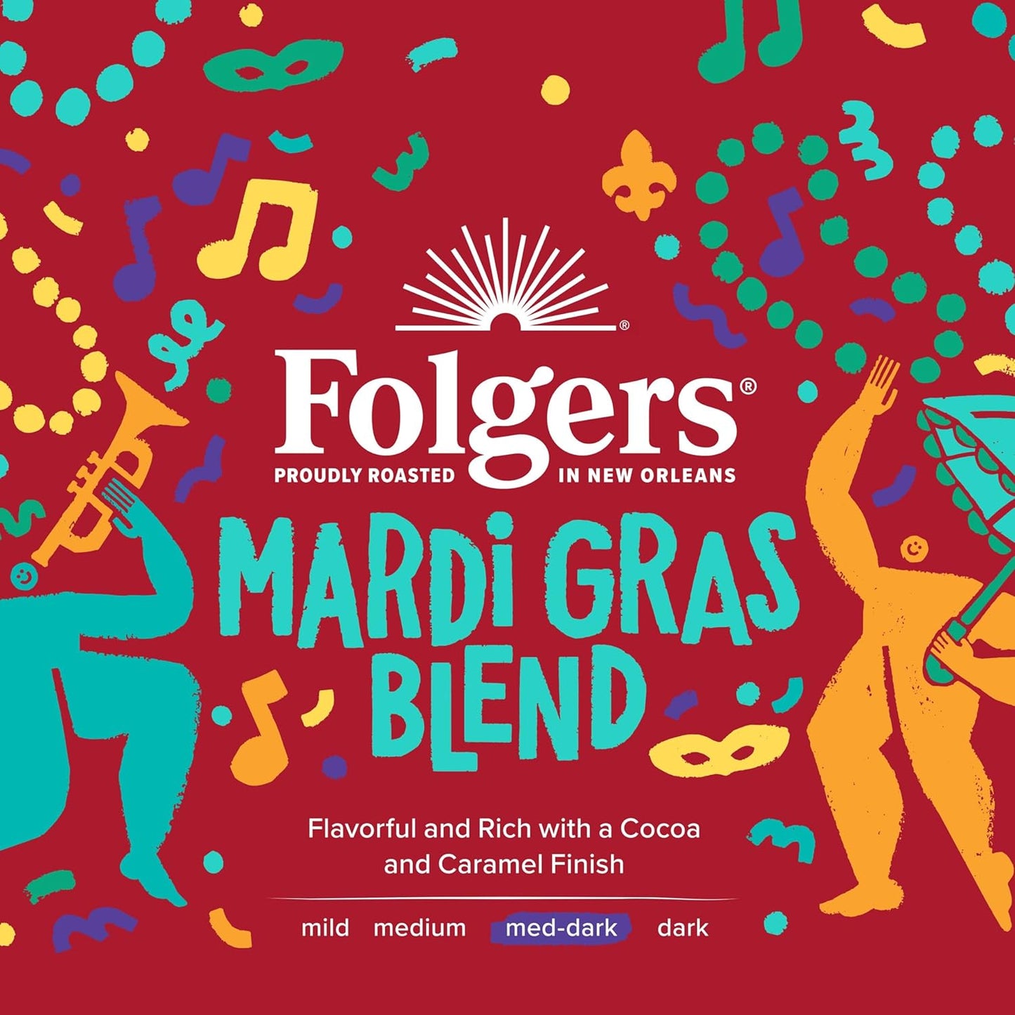 Folgers Classic Roast Medium Roast Coffee, 192 Keurig K-Cup Pods