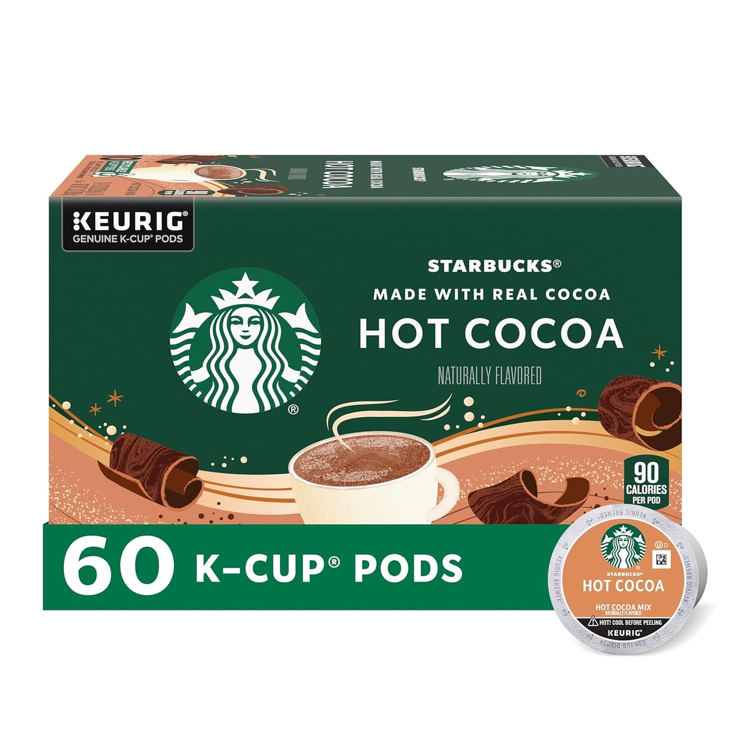 Starbucks K-Cup Coffee Pods, Medium Roast Coffee, Breakfast Blend, 100% Arabica, 4 boxes (96 pods total)