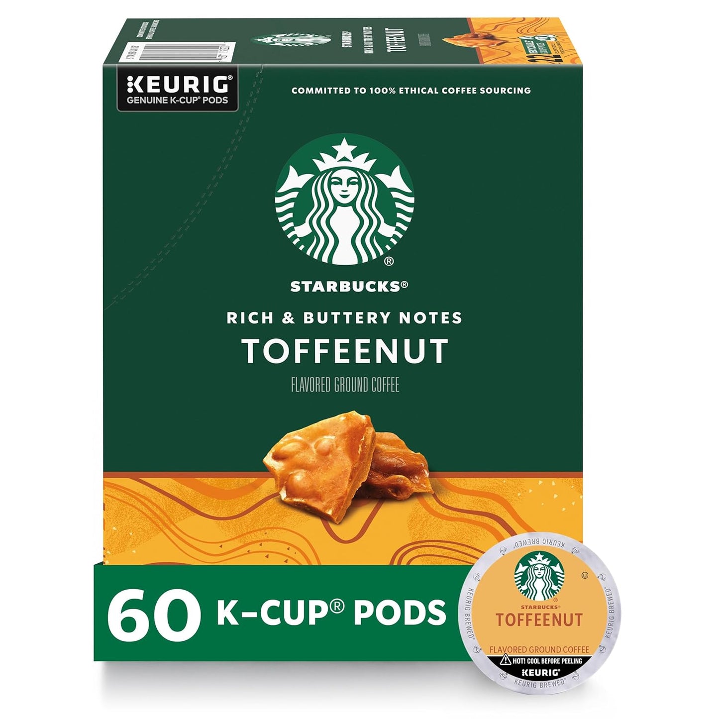 Starbucks K-Cup Coffee Pods, Medium Roast Coffee, Breakfast Blend, 100% Arabica, 4 boxes (96 pods total)