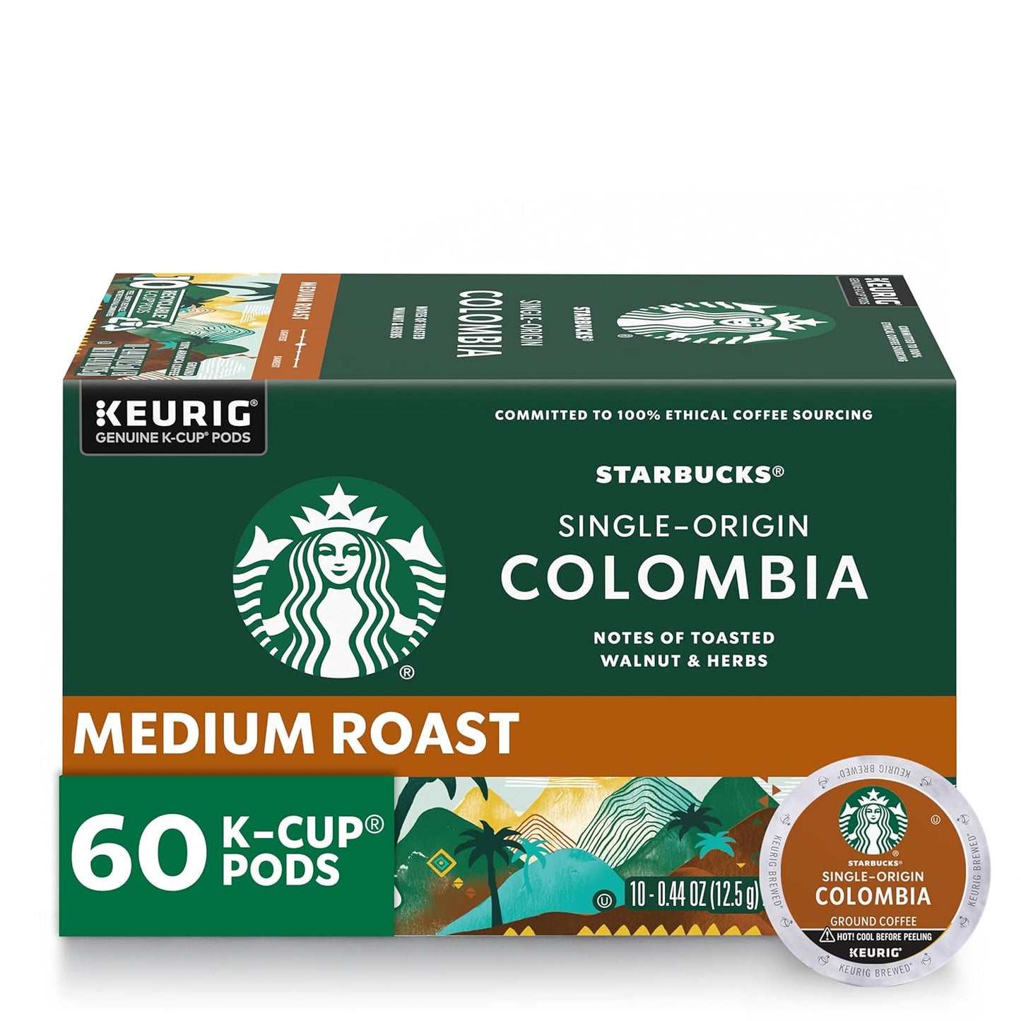 Starbucks K-Cup Coffee Pods, Medium Roast Coffee, Breakfast Blend, 100% Arabica, 4 boxes (96 pods total)