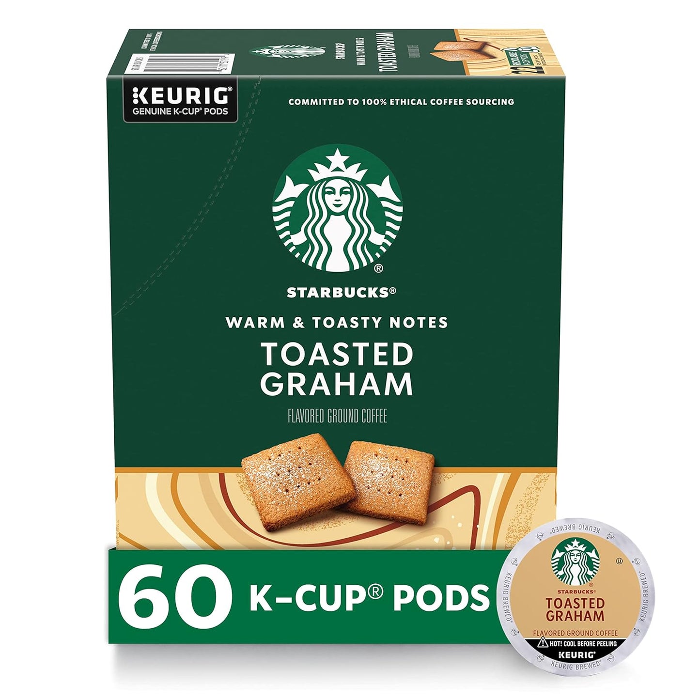 Starbucks K-Cup Coffee Pods, Medium Roast Coffee, Breakfast Blend, 100% Arabica, 4 boxes (96 pods total)
