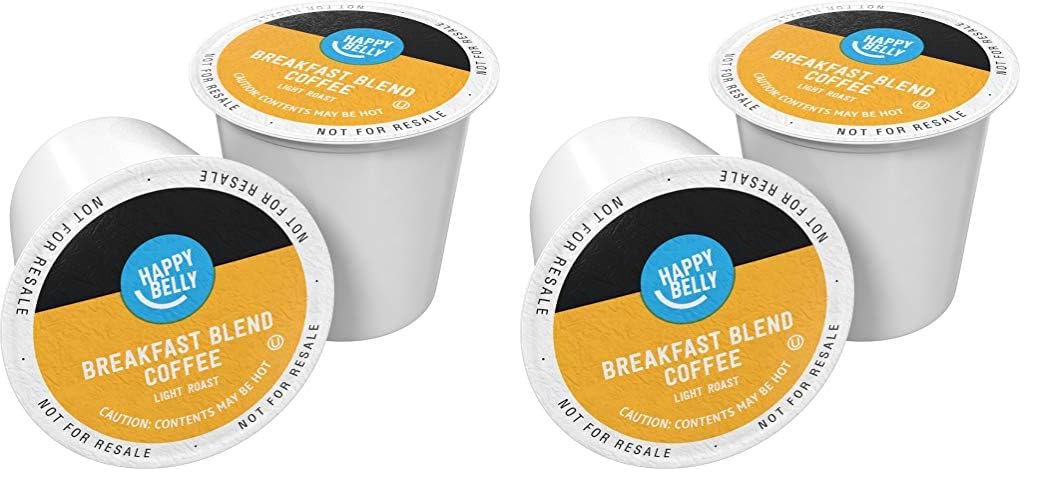 Amazon Brand - Happy Belly Medium Roast Coffee Pods, Colombian, Compatible with Keurig 2.0 K-Cup Brewers, 100 Count