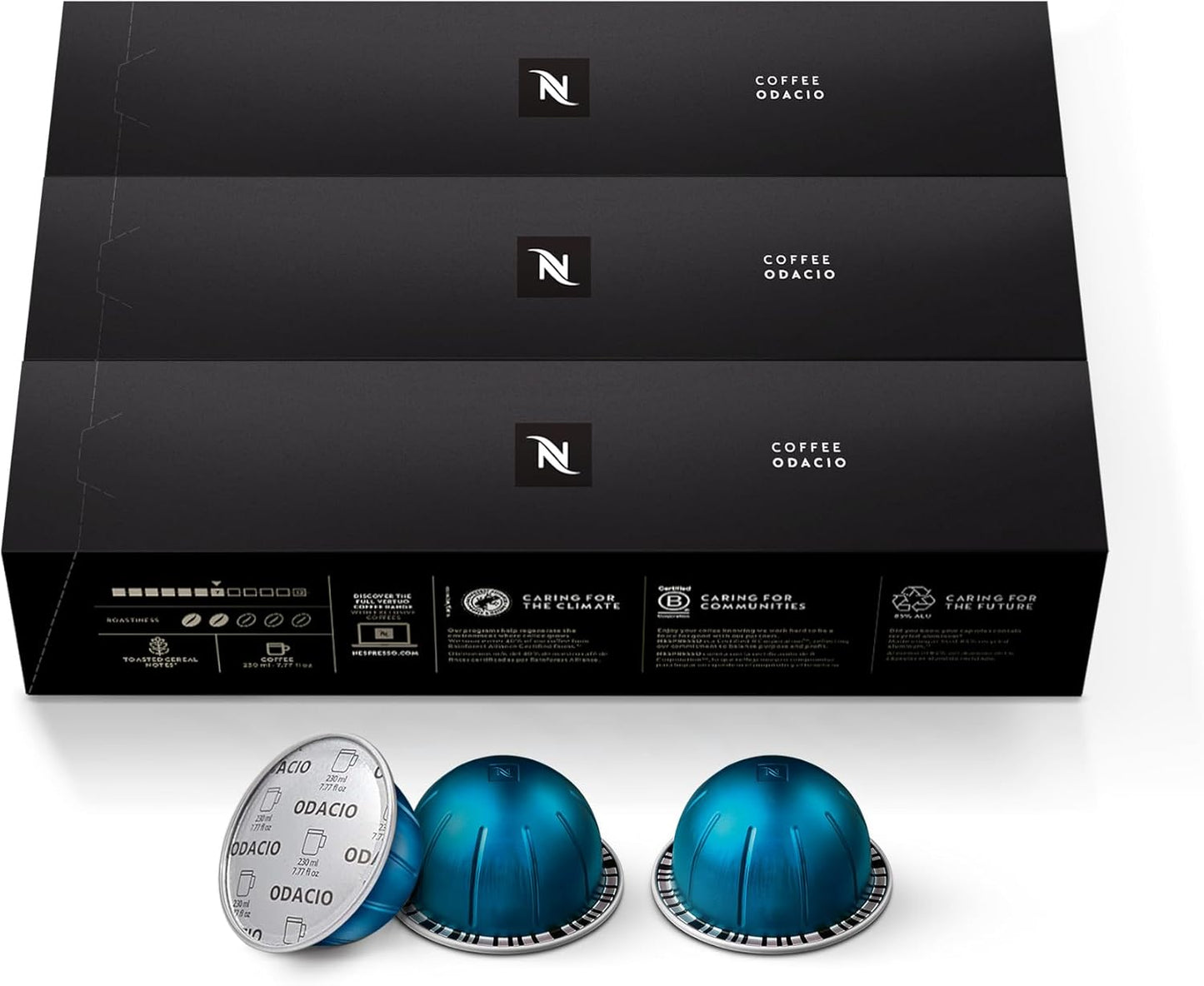 Nespresso Capsules Vertuo, Melozio, Medium Roast Coffee, 10 Count (Pack of 3) Coffee Pods, Brews 7.8oz.