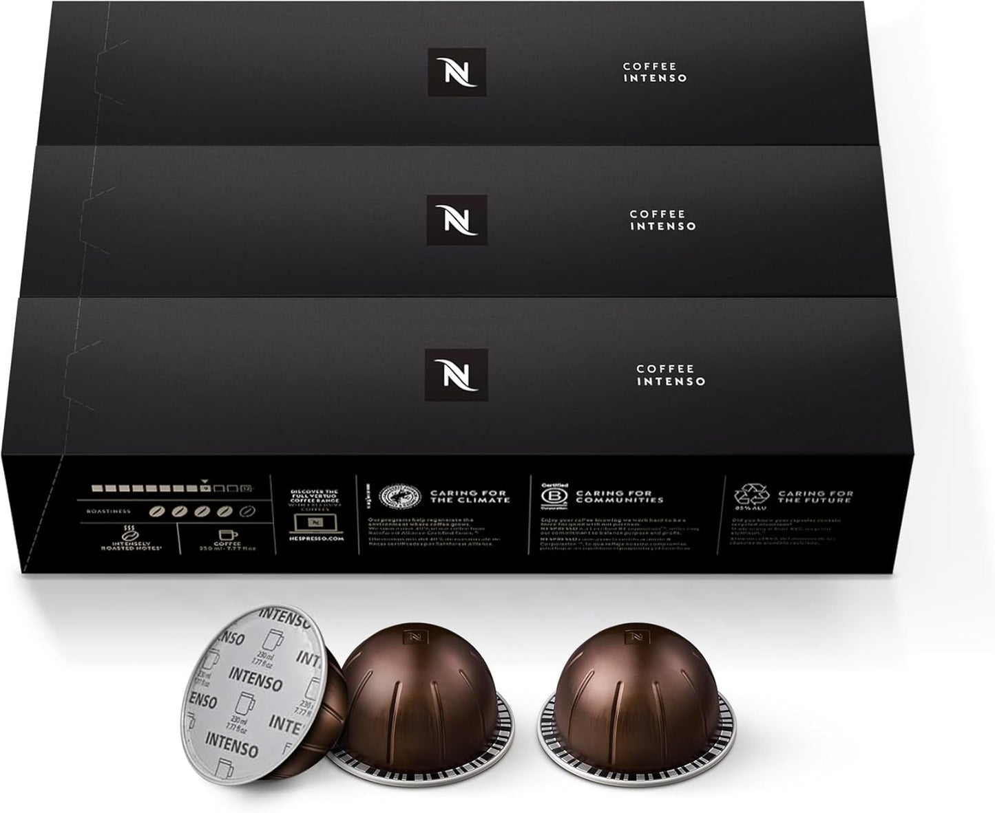 Nespresso Capsules Vertuo, Melozio, Medium Roast Coffee, 10 Count (Pack of 3) Coffee Pods, Brews 7.8oz.