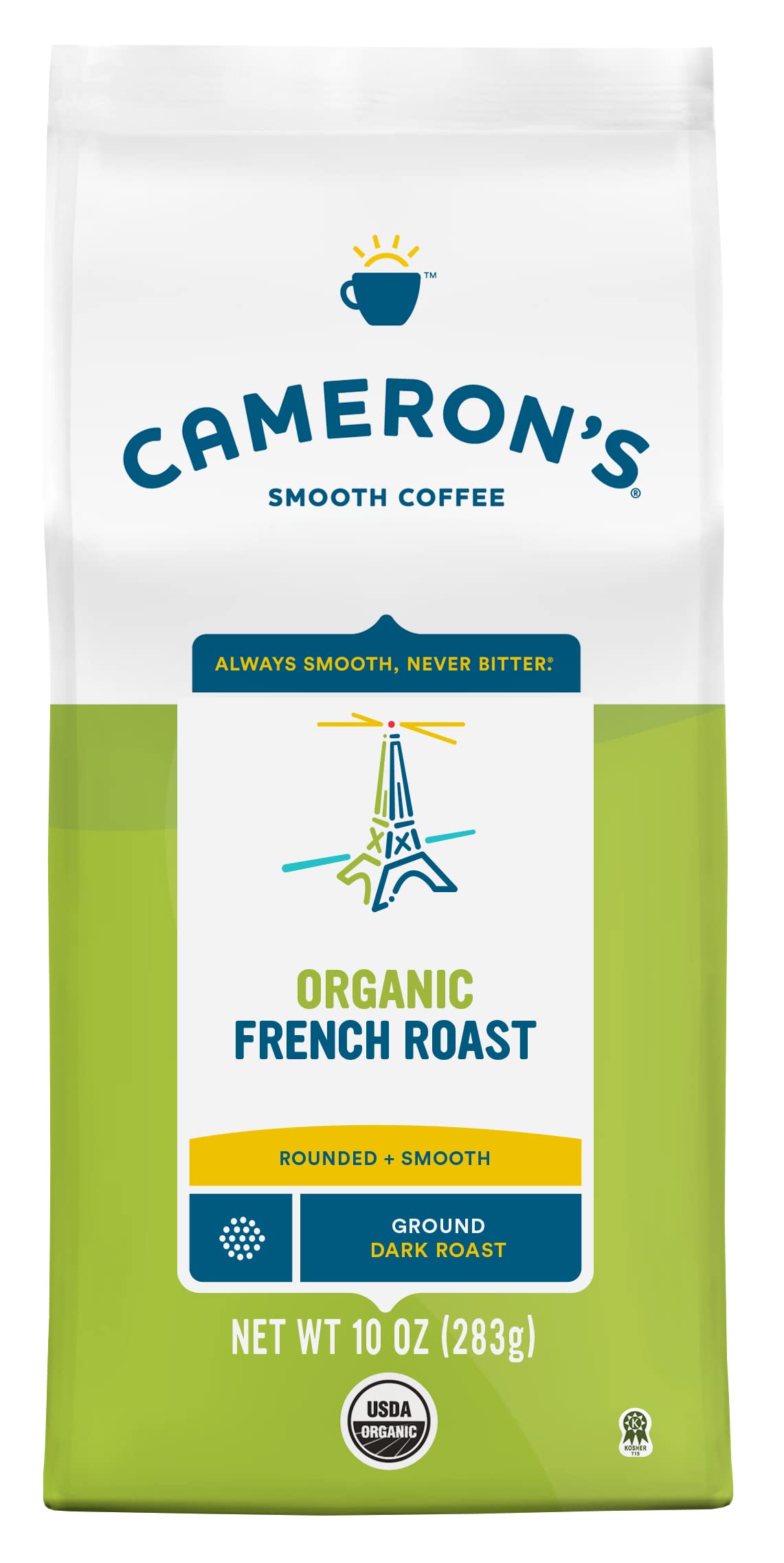 Cameron's Coffee Roasted Ground Coffee Bag, Breakfast Blend, 32 Ounce