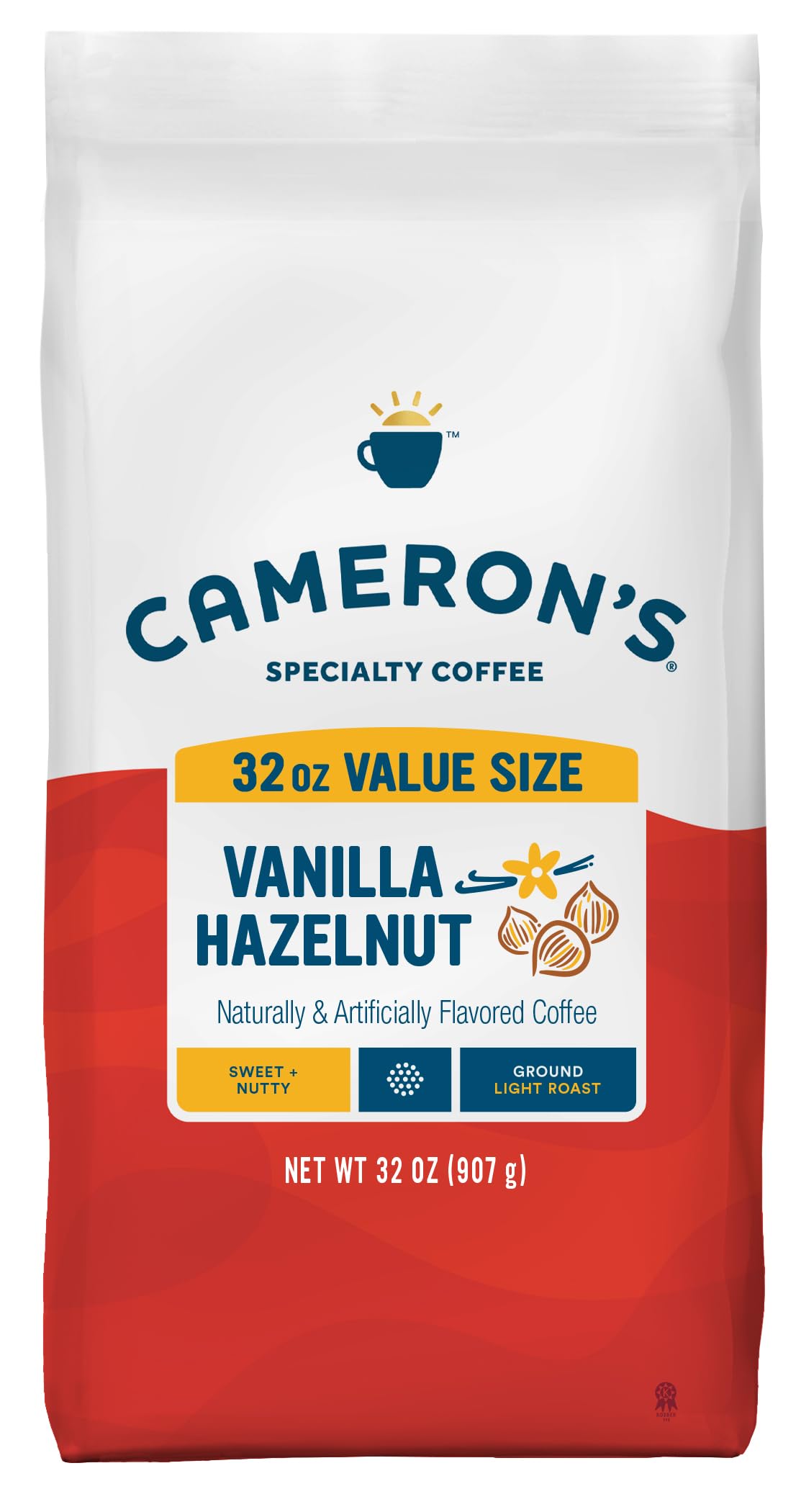 Cameron's Coffee Roasted Ground Coffee Bag, Breakfast Blend, 32 Ounce