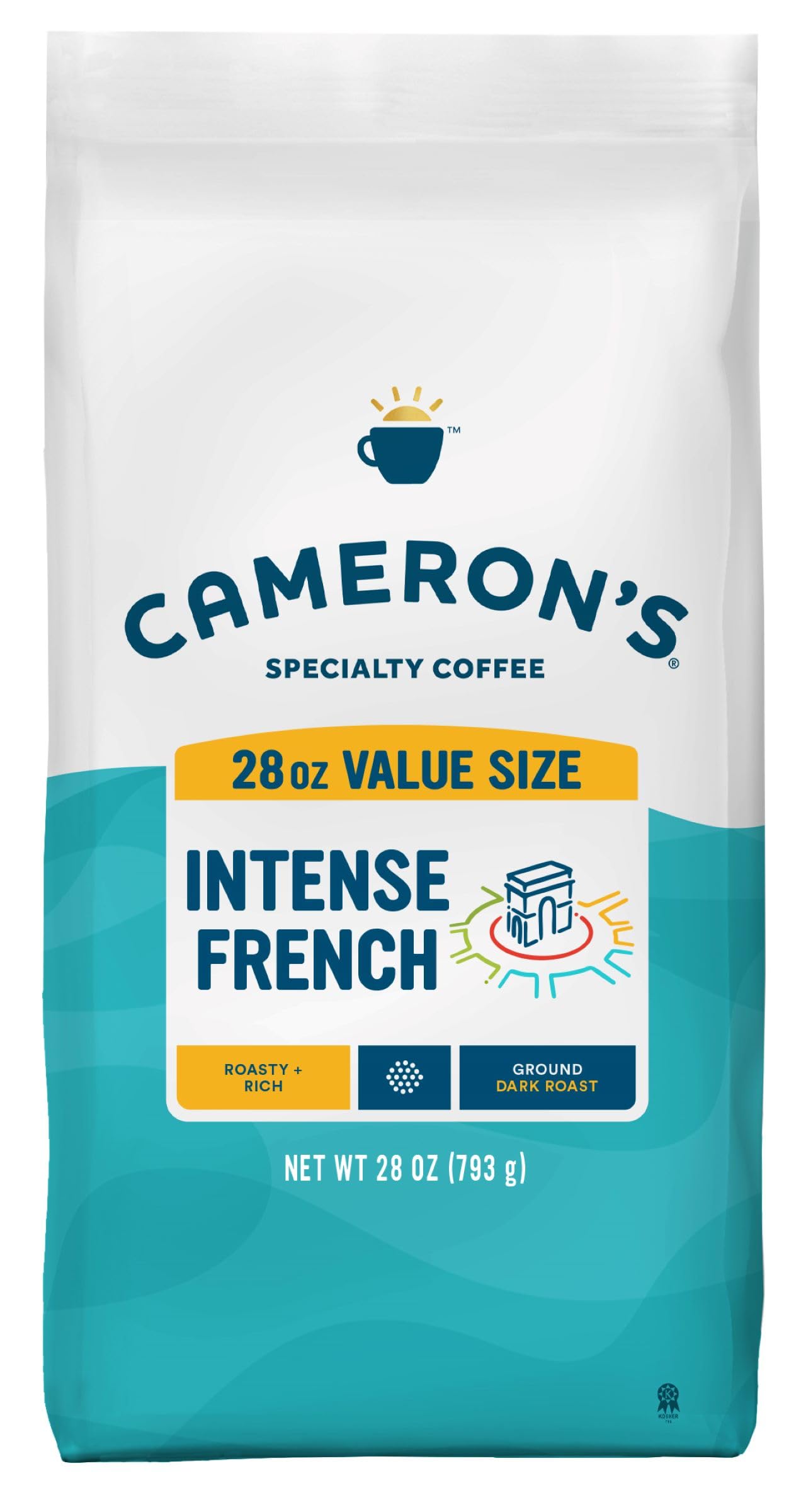Cameron's Coffee Roasted Ground Coffee Bag, Breakfast Blend, 32 Ounce