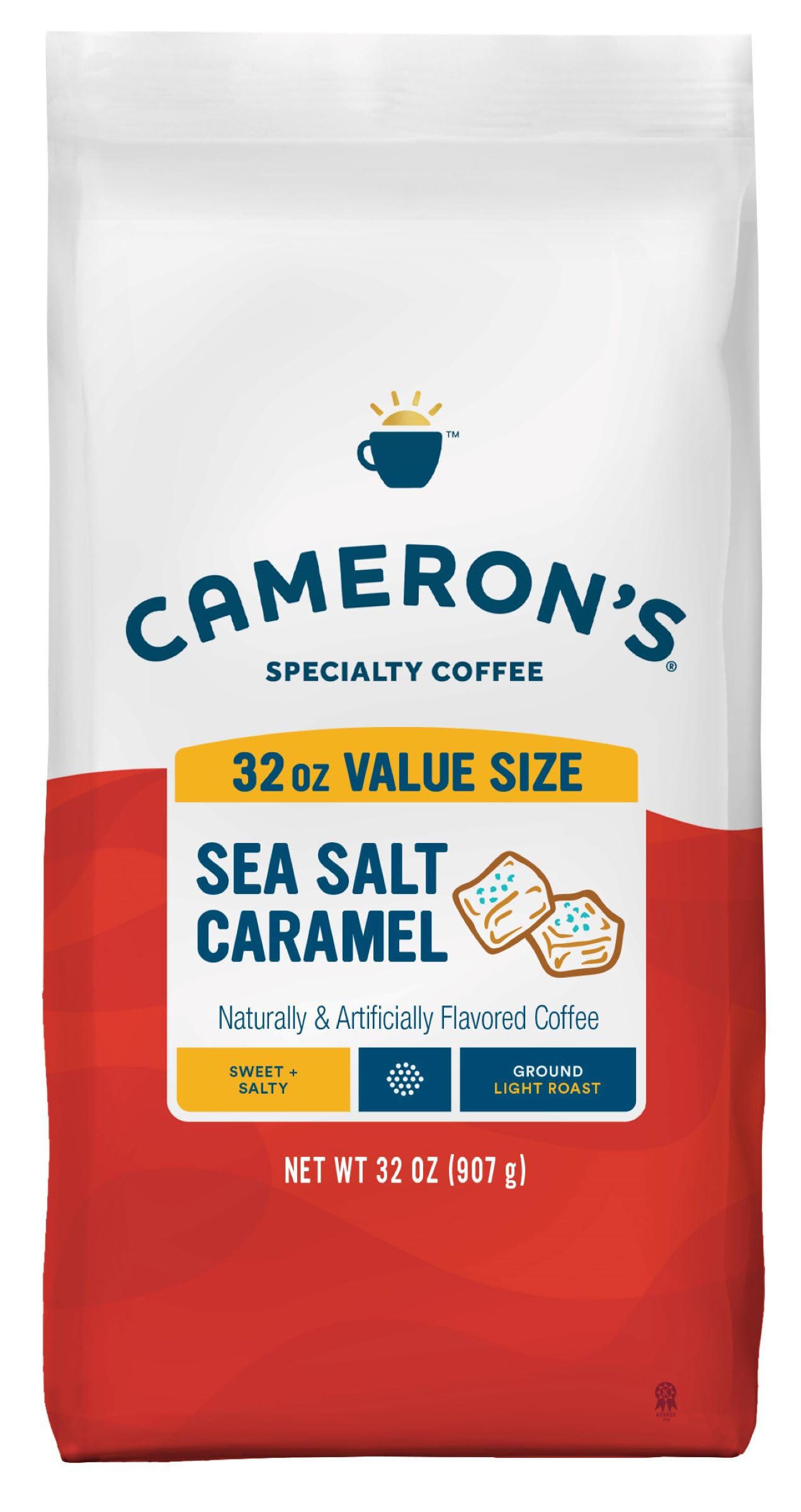 Cameron's Coffee Roasted Ground Coffee Bag, Breakfast Blend, 32 Ounce
