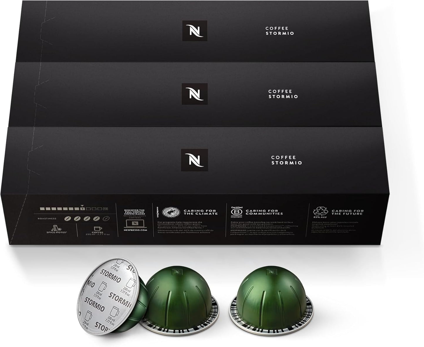 Nespresso Capsules Vertuo, Melozio, Medium Roast Coffee, 10 Count (Pack of 3) Coffee Pods, Brews 7.8oz.
