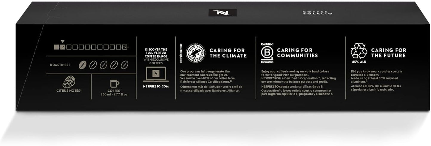 Nespresso Capsules Vertuo, Melozio, Medium Roast Coffee, 10 Count (Pack of 3) Coffee Pods, Brews 7.8oz.