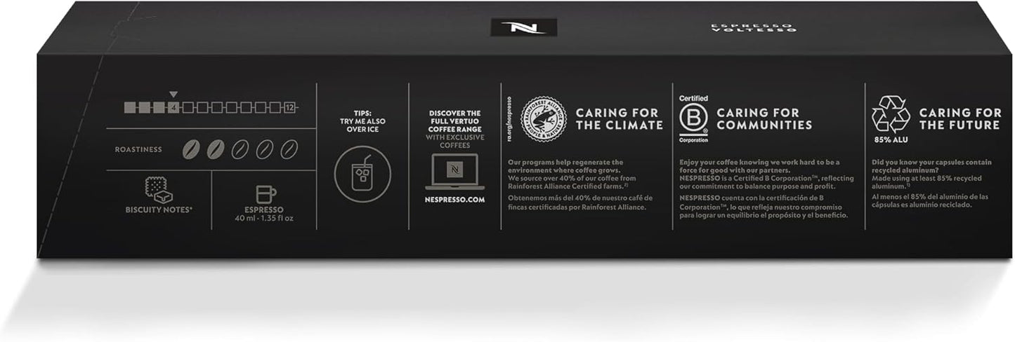 Nespresso Capsules Vertuo, Melozio, Medium Roast Coffee, 10 Count (Pack of 3) Coffee Pods, Brews 7.8oz.