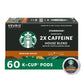 Starbucks K-Cup Coffee Pods, Medium Roast Coffee, Breakfast Blend, 100% Arabica, 4 boxes (96 pods total)