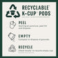 Starbucks K-Cup Coffee Pods, Dark Roast Coffee, French Roast for Keurig Brewers, 100% Arabica, 4 boxes (96 pods total)