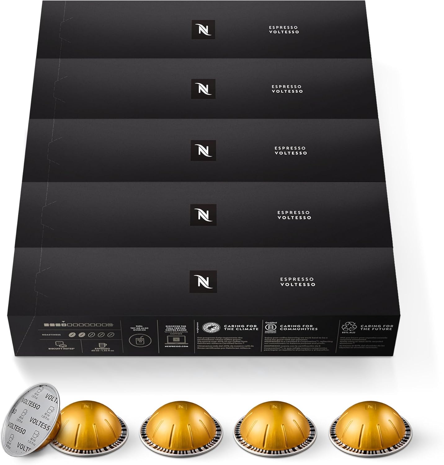 Nespresso Capsules Vertuo, Melozio, Medium Roast Coffee, 10 Count (Pack of 3) Coffee Pods, Brews 7.8oz.