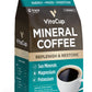 VitaCup Focus Mushroom Coffee Grounds, with Lions Mane, Chaga, B Vitamins, D3, Boost Focus, Immunity, Memory & Clarity, Medium Dark Roast, Bold & Smooth 100% Arabica Specialty, 10 Oz