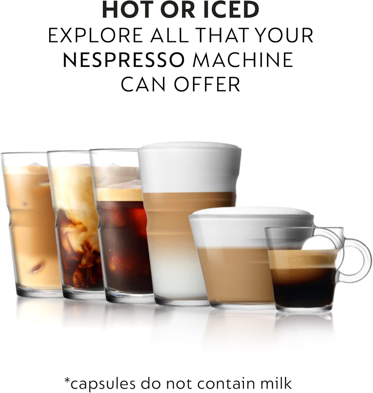 Nespresso Capsules Original Line, Ispirazione Variety Pack, Medium & Dark Roast Espresso Coffee, 50 Count Coffee Pods