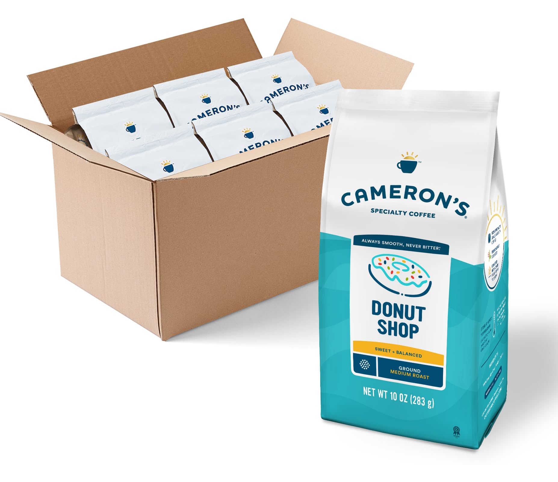Cameron's Coffee Roasted Ground Coffee Bag, Breakfast Blend, 32 Ounce