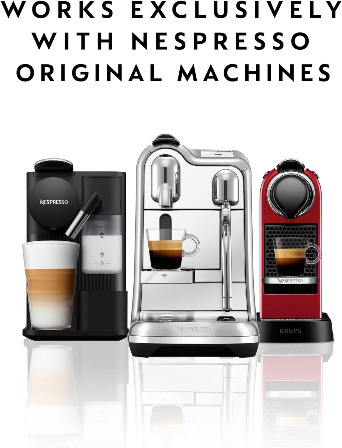 Nespresso Capsules Original Line, Ispirazione Variety Pack, Medium & Dark Roast Espresso Coffee, 50 Count Coffee Pods