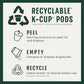 Starbucks K-Cup Coffee Pods, Medium Roast Coffee, Breakfast Blend, 100% Arabica, 4 boxes (96 pods total)
