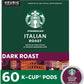 Starbucks K-Cup Coffee Pods, Dark Roast Coffee, French Roast for Keurig Brewers, 100% Arabica, 4 boxes (96 pods total)