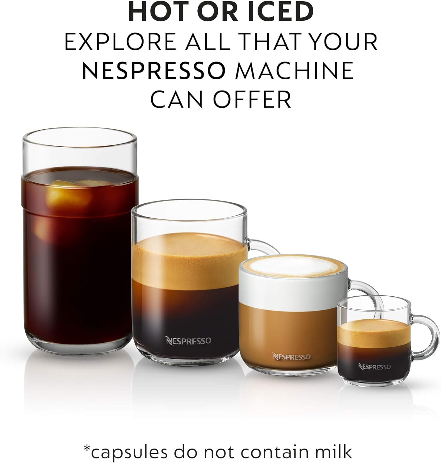 Nespresso Capsules Vertuo, Melozio, Medium Roast Coffee, 10 Count (Pack of 3) Coffee Pods, Brews 7.8oz.