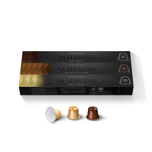 Nespresso Capsules Original Line, Barista Flavored Pack, Medium Roast Espresso Coffee, 30 Count Espresso Coffee Pods