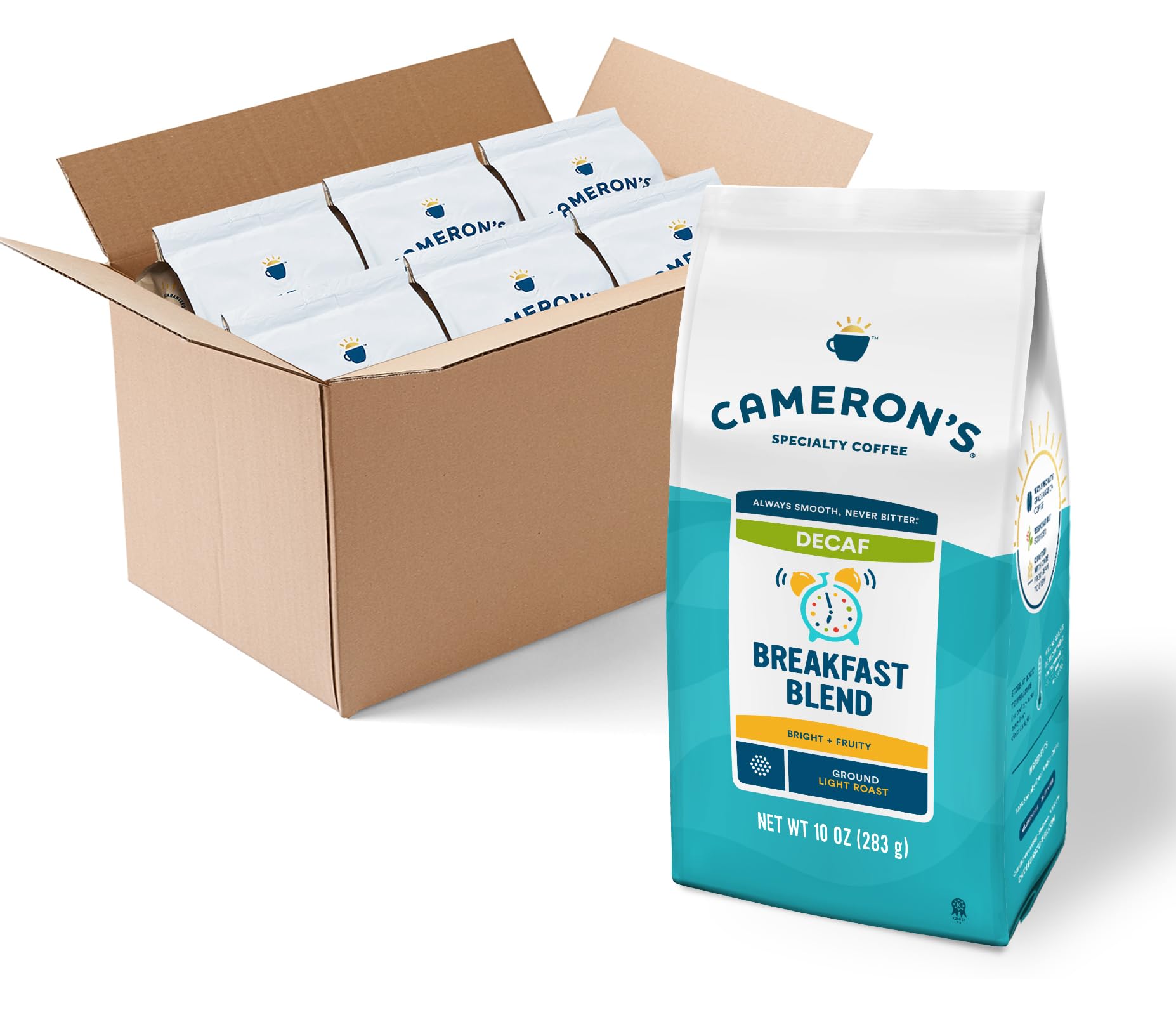Cameron's Coffee Roasted Ground Coffee Bag, Breakfast Blend, 32 Ounce