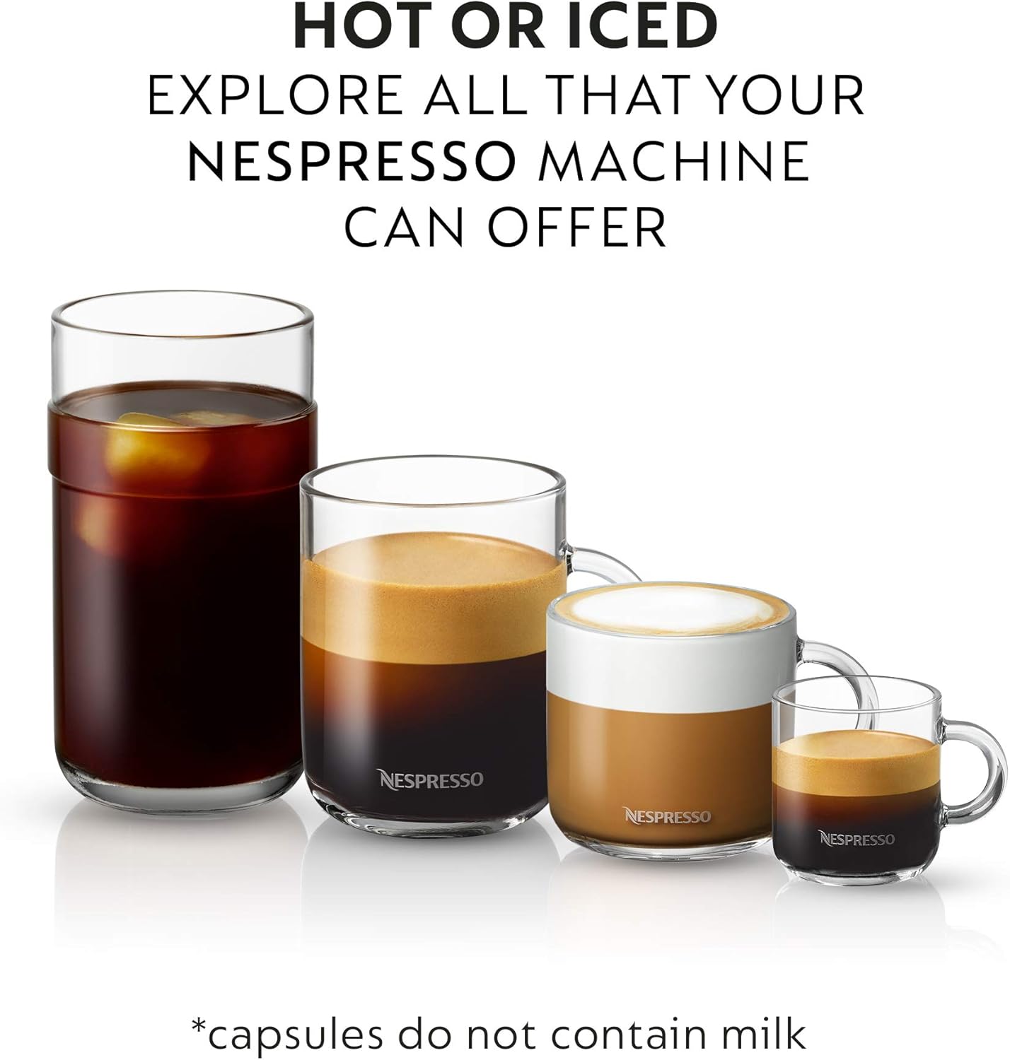 Nespresso Capsules Vertuo, Melozio, Medium Roast Coffee, 10 Count (Pack of 3) Coffee Pods, Brews 7.8oz.