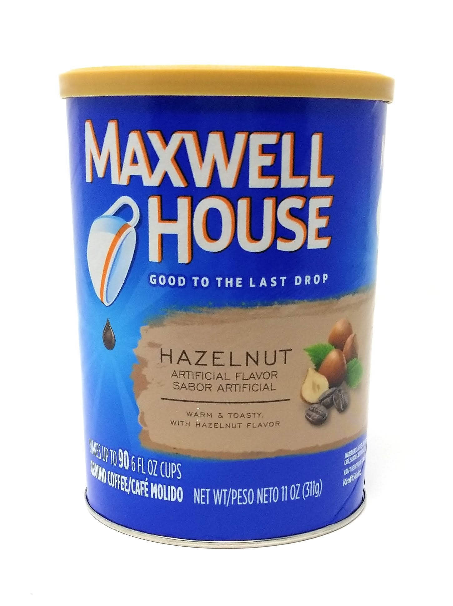 Maxwell House Breakfast Blend Mild Roast Ground Coffee, 38.8 oz Canister